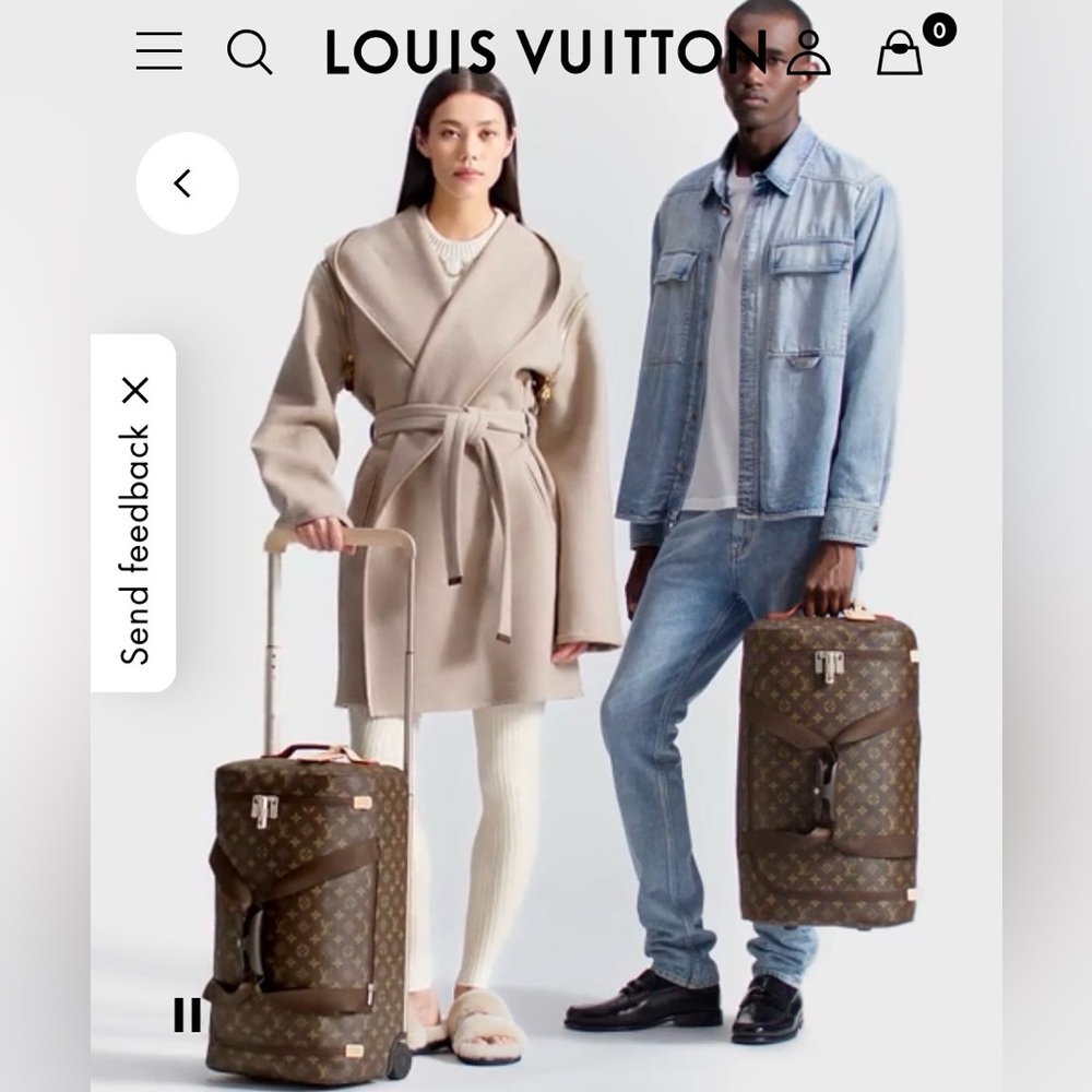 Louis Vuitton Brown Monogram Rolling Luggage